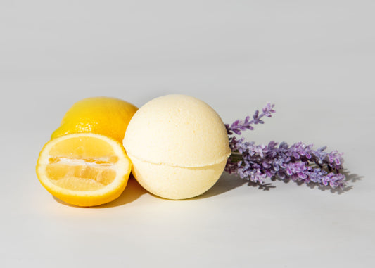 Lavender and Lemon Bath Bomb