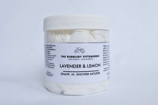 Lavender & Lemon Shave n Shower Mousse