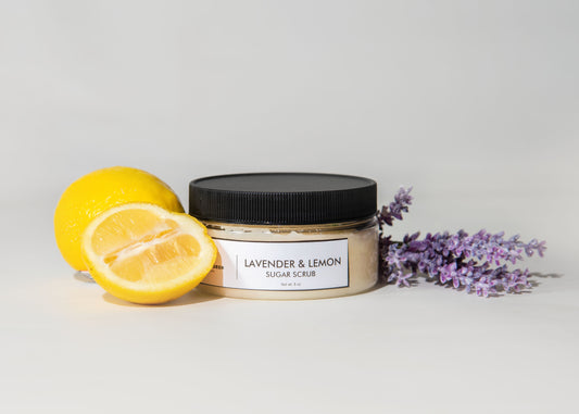 Lavender and Lemon Sugar Scrub