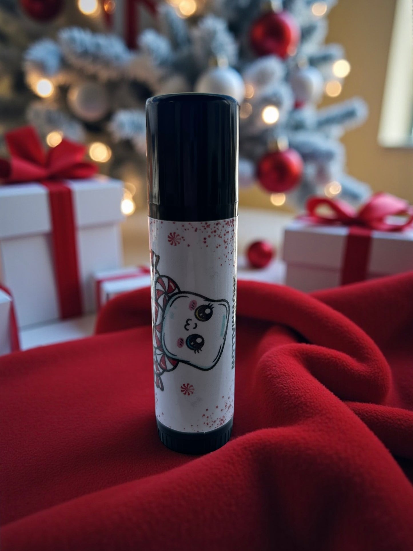 Candy Cane Snowmallow Jumbo Lip Balm