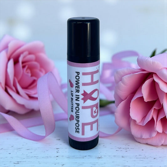 Pink ribbon HOPE lip balm