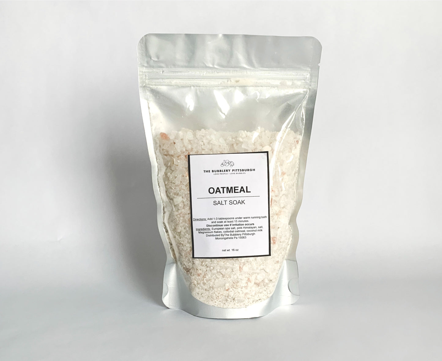 Oatmeal and Coconut Milk Salt Soak